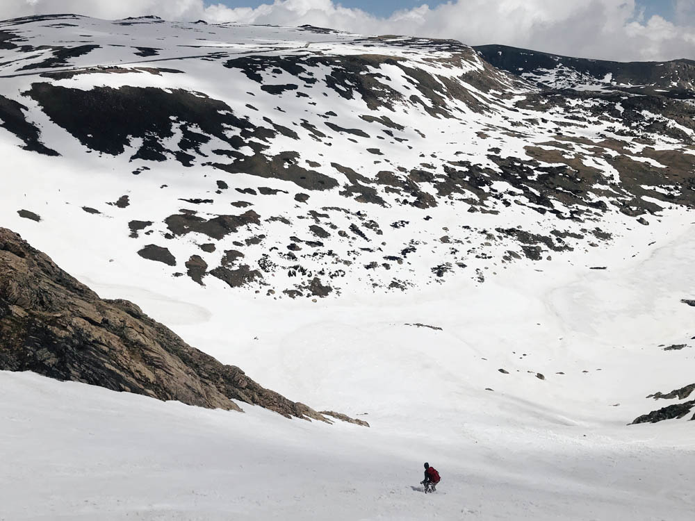 Max skiing Gardner Headwall