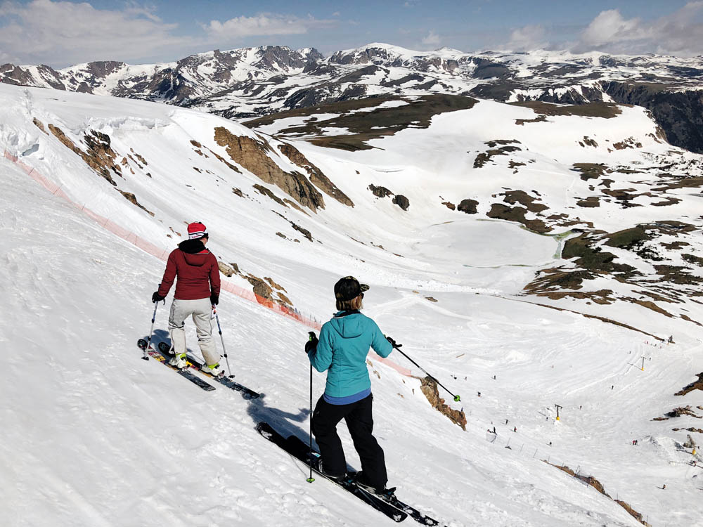 Lindsey and Steph at Beartooth Basin