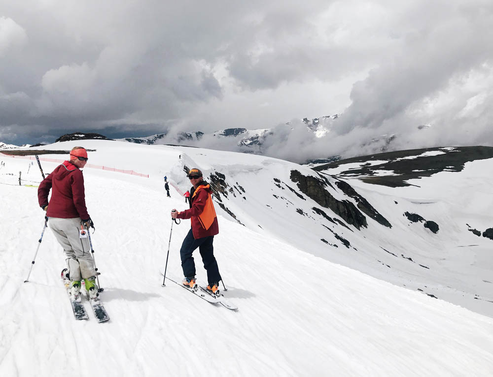 Lindsey and Max at Beartooth Basin