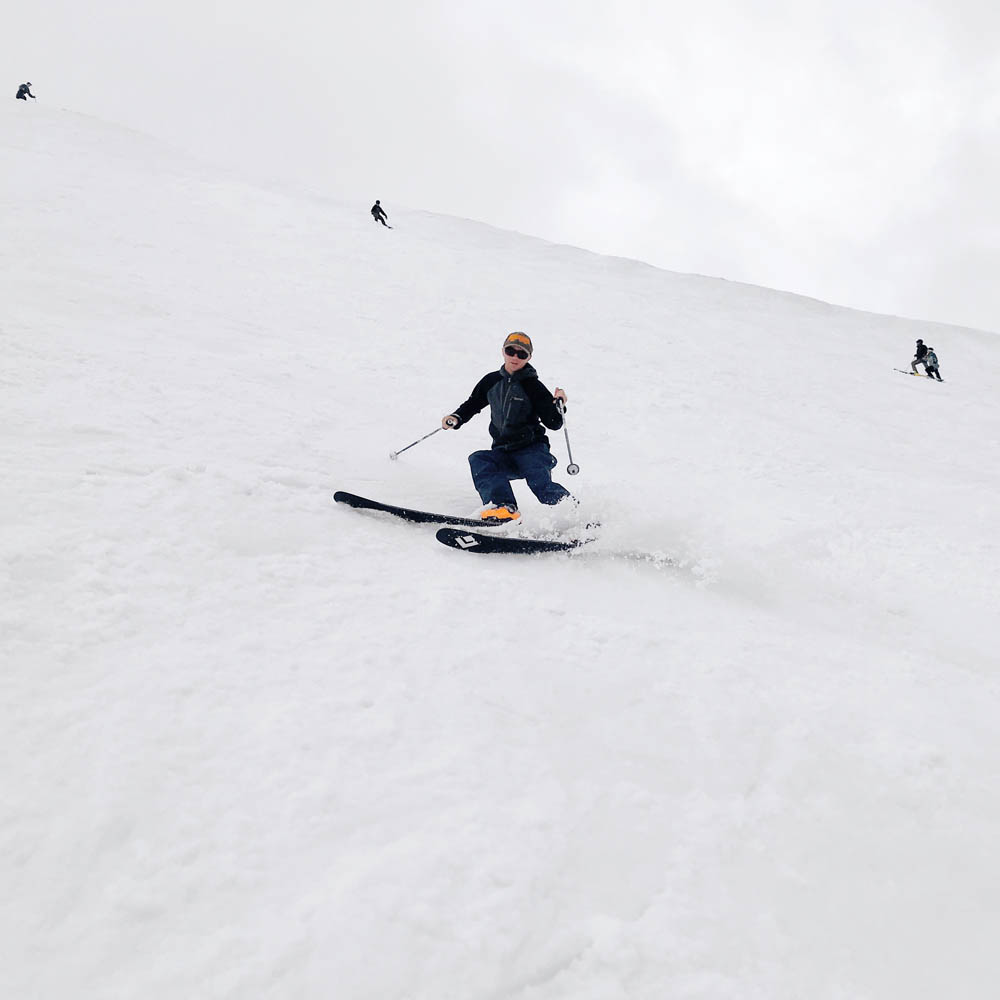 Max skiing Beartooth Basin