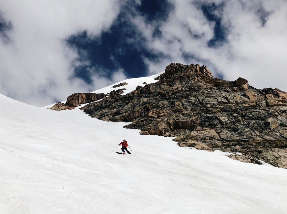 Max skiing Gardner Headwall