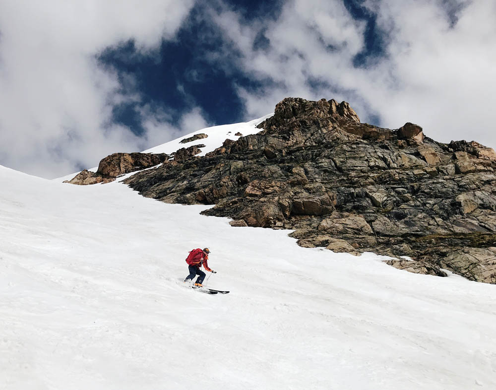 Max skiing Gardner Headwall