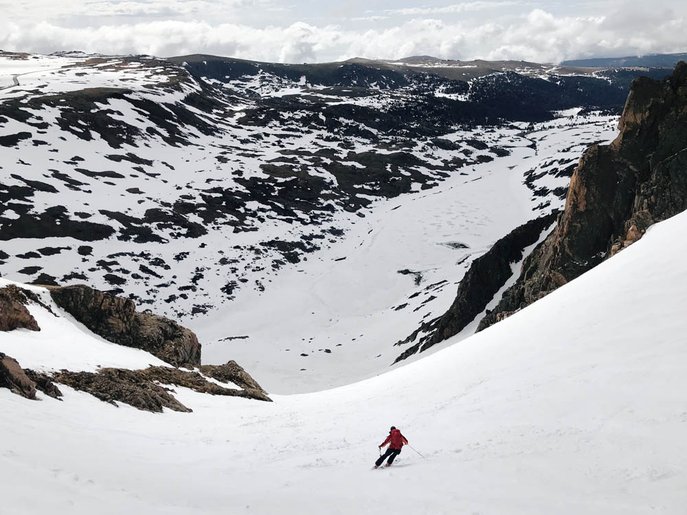 Max skiing Gardner Headwall