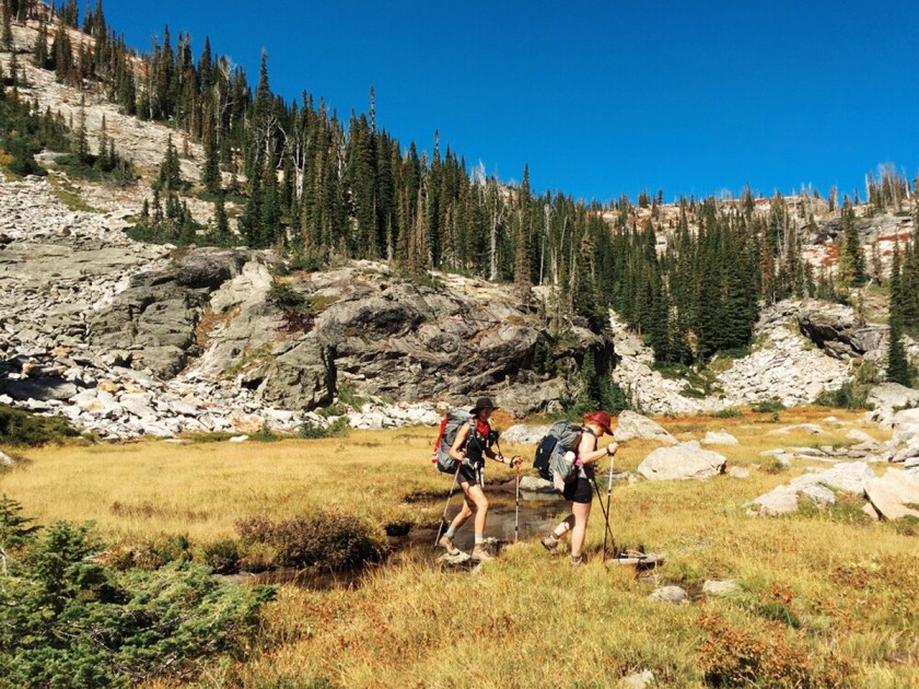 Backpacking the Montana wilderness with women