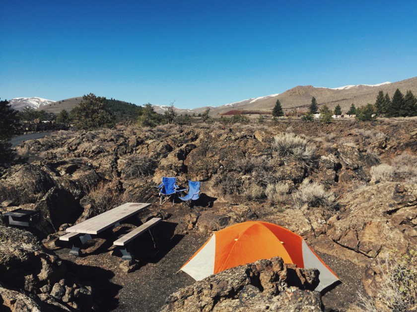 Craters of the Moon campground