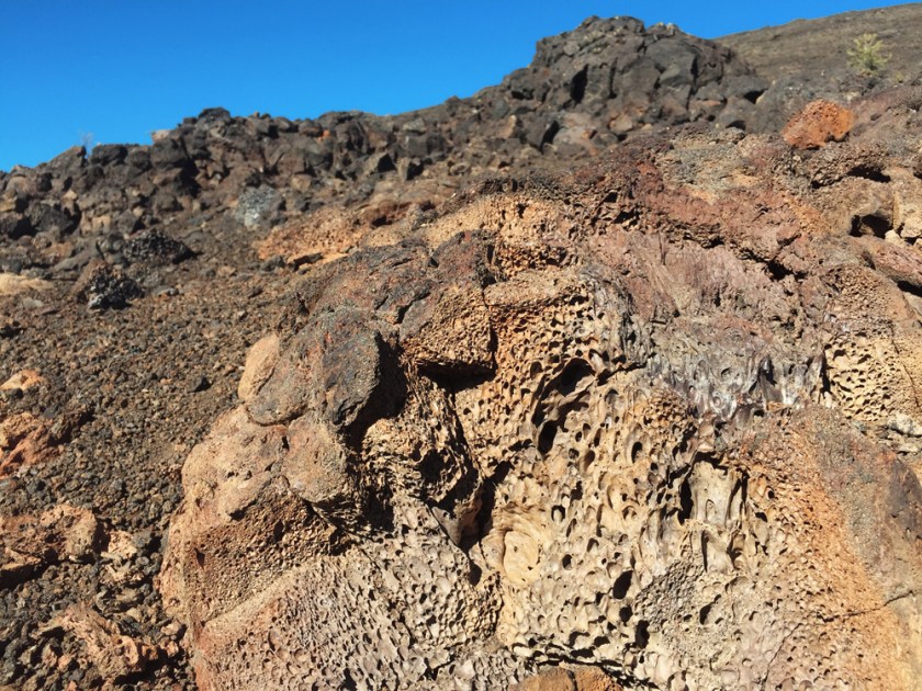 Volcanic cinder rocks in Craters of the Moon, Idaho