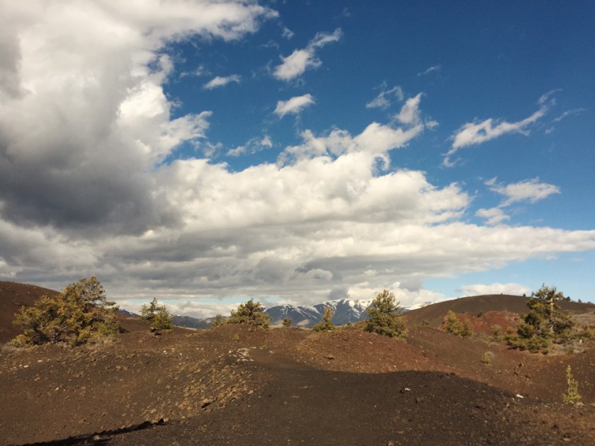 The view along the Craters of the Moon Wilderness Trail