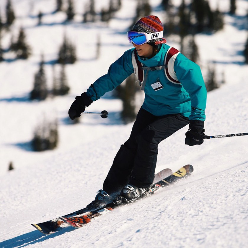 skier at Grand Targhee