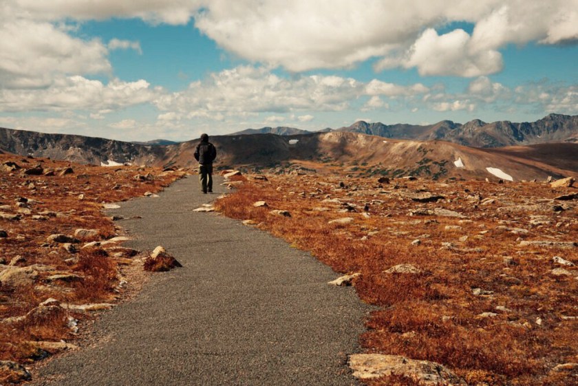 Hiking in Rocky Mountain National Park, Colorado