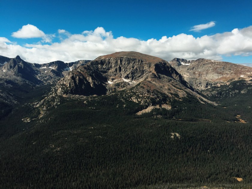 Mountain views in Rocky Mountain National Park, Colorado