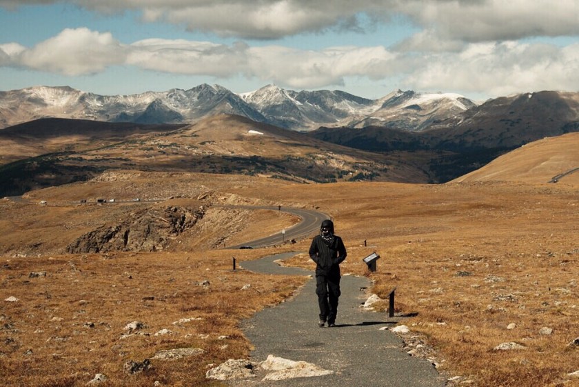 Hiking in Rocky Mountain National Park, Colorado