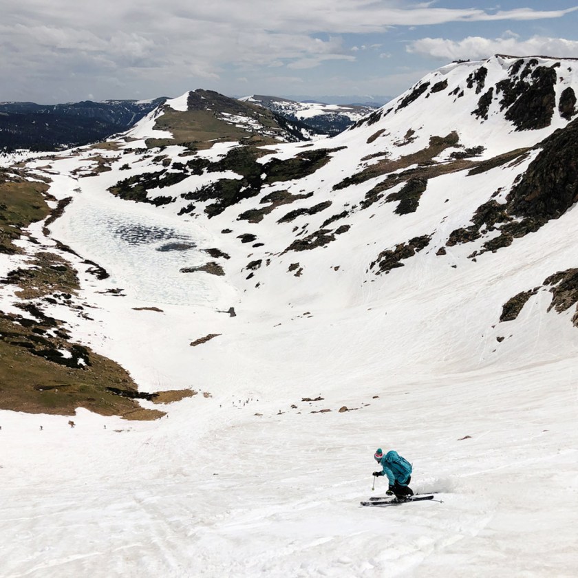 backcountry skiing Beartooth Pass