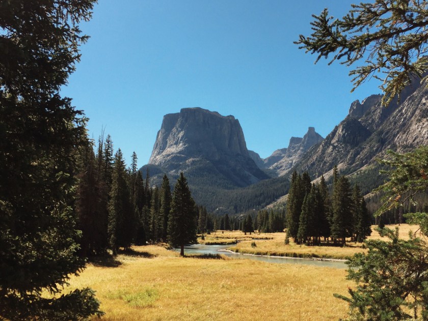 Squaretop Mountain and the Green River, Wind River Range, Wyoming