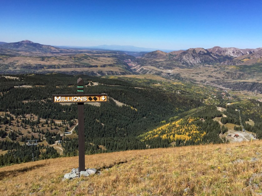 Telluride ski resort in autumn