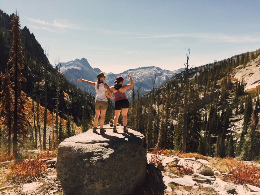 Wild wilderness women, Selway-Bitterroot Wilderness, Wyoming